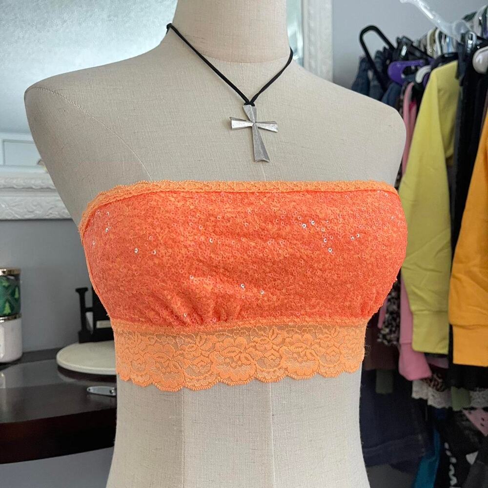 Y2k victoria secret lace bandeau